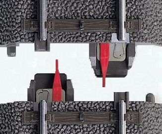 Märklin 7403 midterleder-isolering